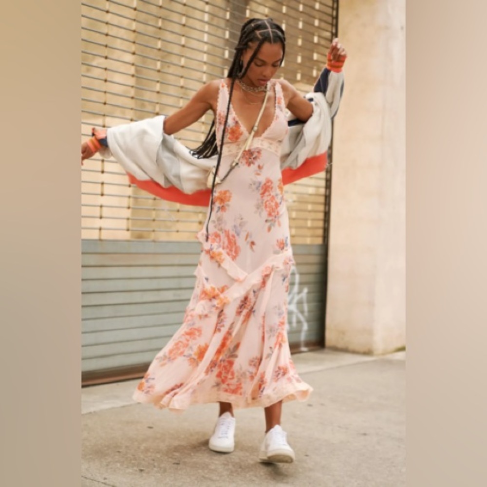 Free People Intimately Stay Awhile Maxi Dress